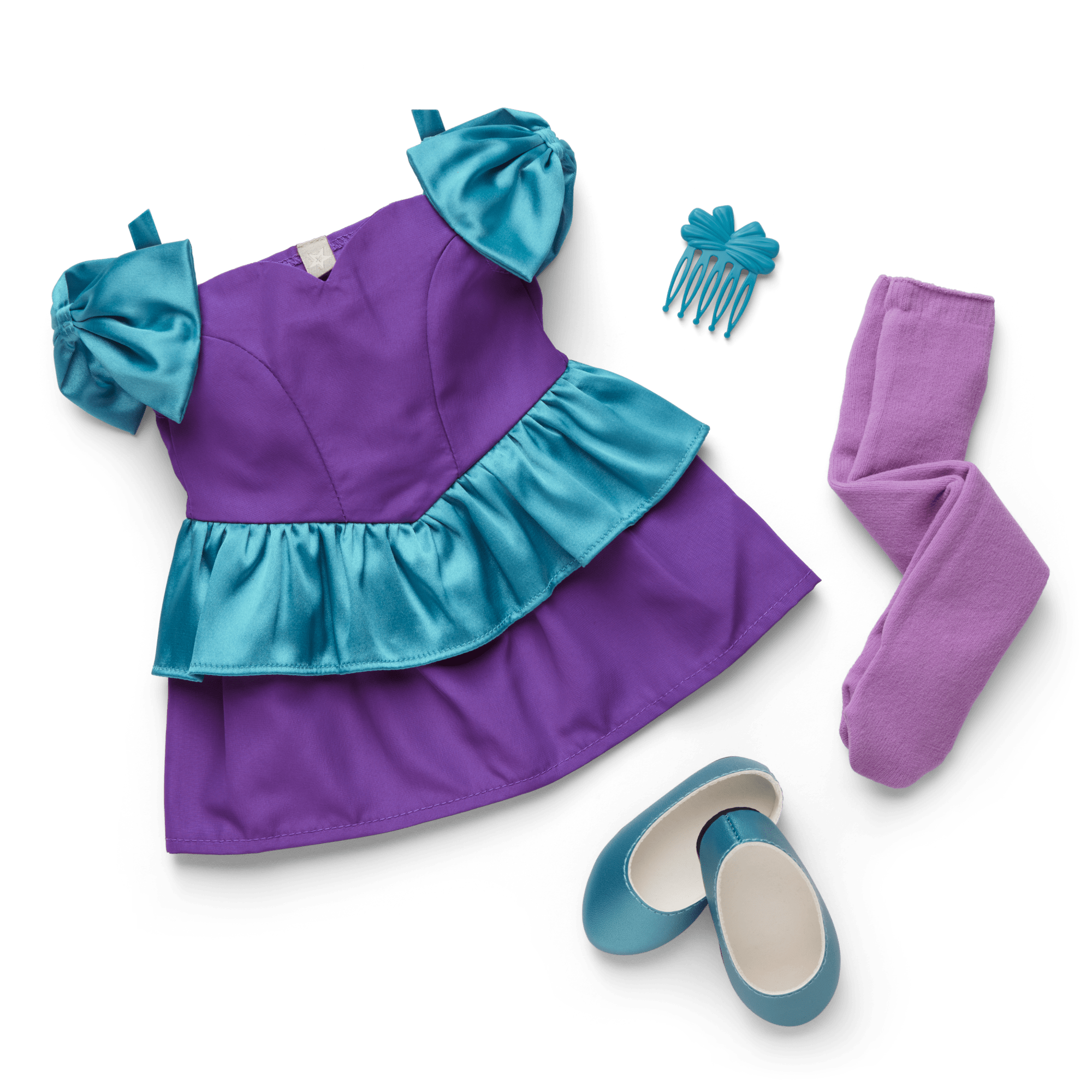 Courtney’s™ Bow-dacious Party Dress for 18-inch Dolls (Historical Characters) C6