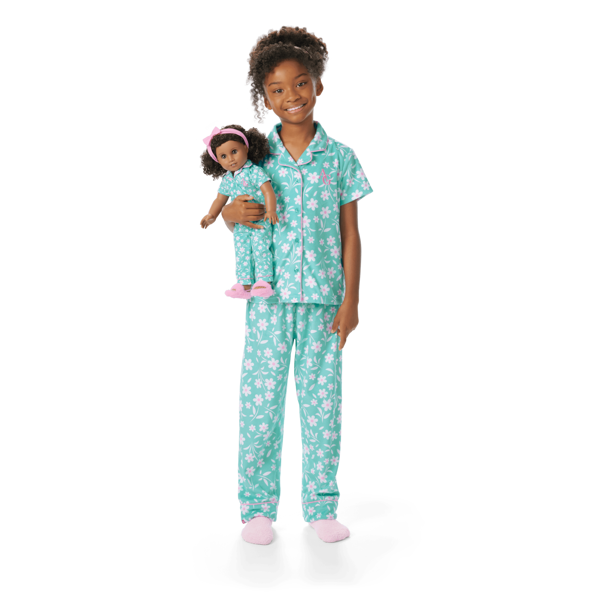 Flower Fun PJs for Girls A4