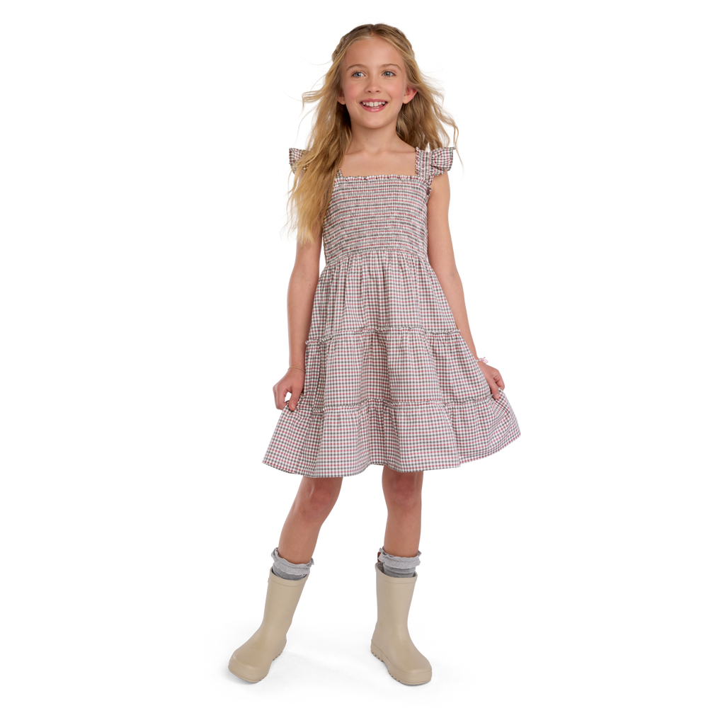 American Girl® x Hill House Home Tiny Ellie Nap Dress for Girls (Samantha™ Print) D3