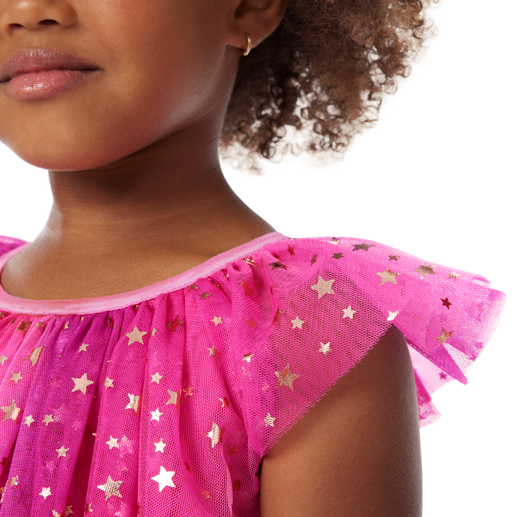 Pink Party-Ready Dress for Little Girls (Bitty Baby®) B6