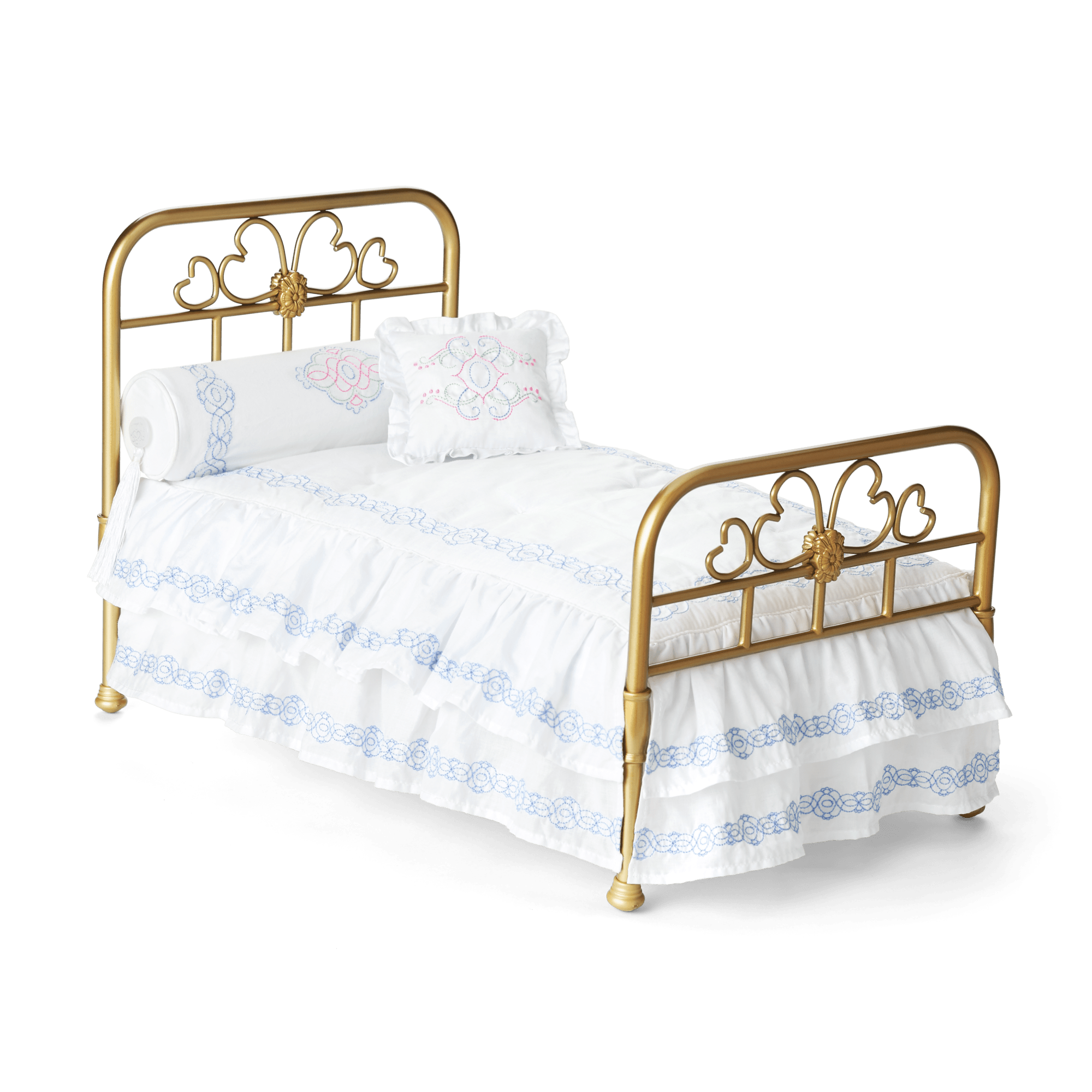 Rebecca’s™ Bed & Bedding for 18-inch Dolls (Historical Characters) A7