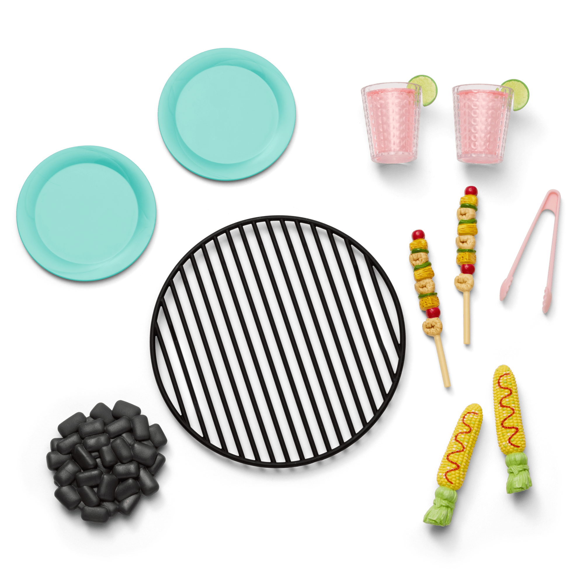 Raquel's™ Beach Chairs & Barbecue Set for 18-inch Dolls (Girl of the Year™ 2026) E5