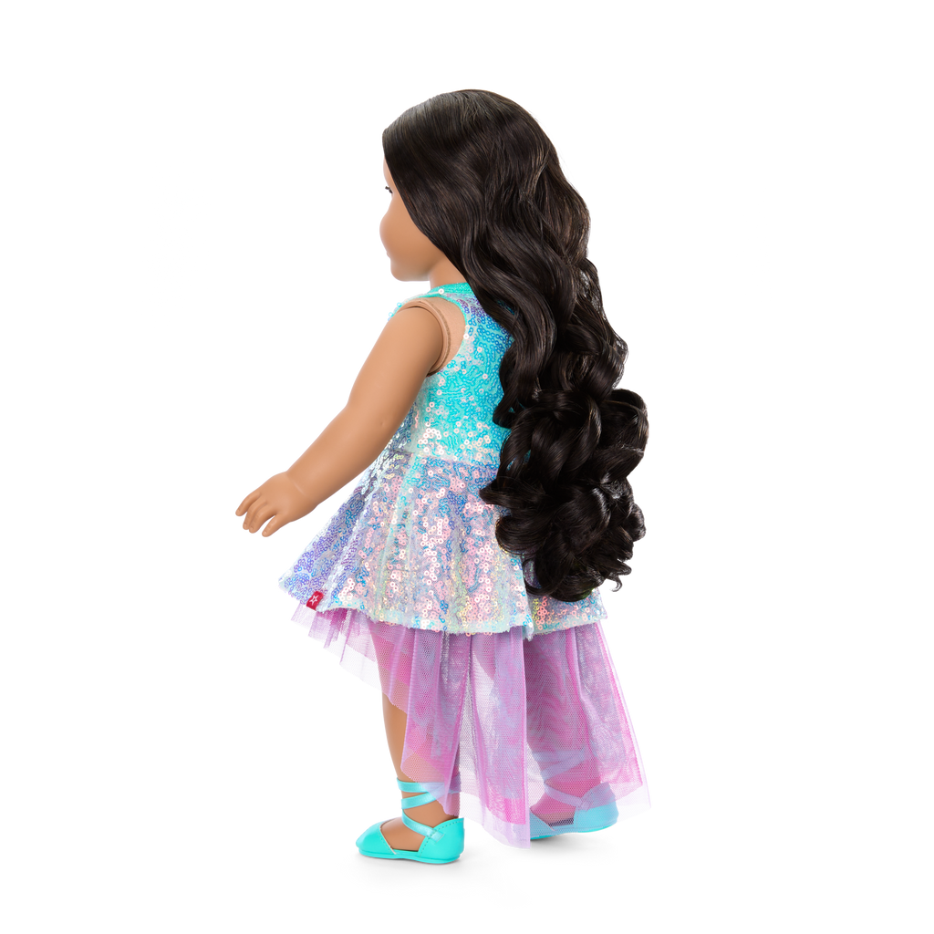 Glam Shimmering Ocean Outfit for 18-inch Dolls A3