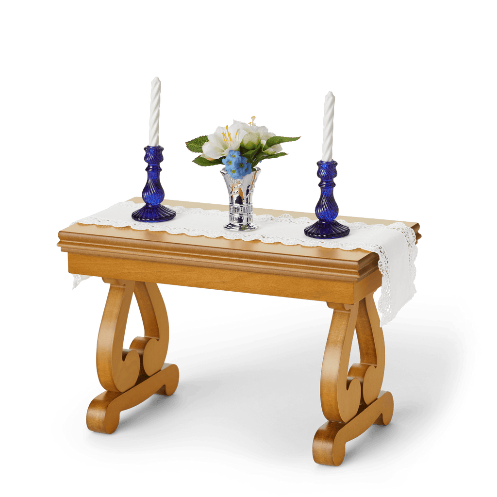Rebecca’s™ Parlor Table for 18-inch Dolls (Historical Characters) D5