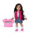 Truly Me™ 18-inch Doll #108 with curly black-brown hair B5