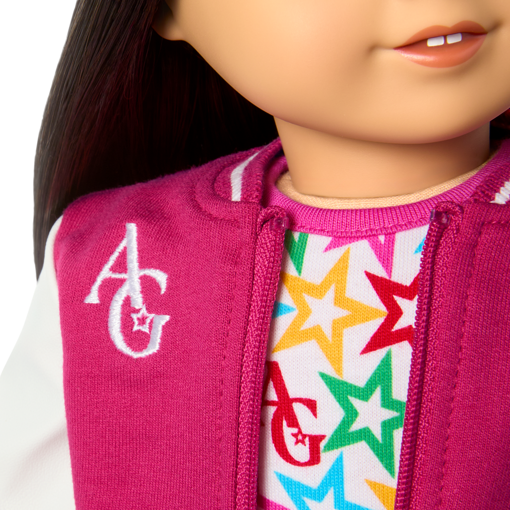 Truly Me™ 18-inch Doll #130 with straight black-brown hair C1