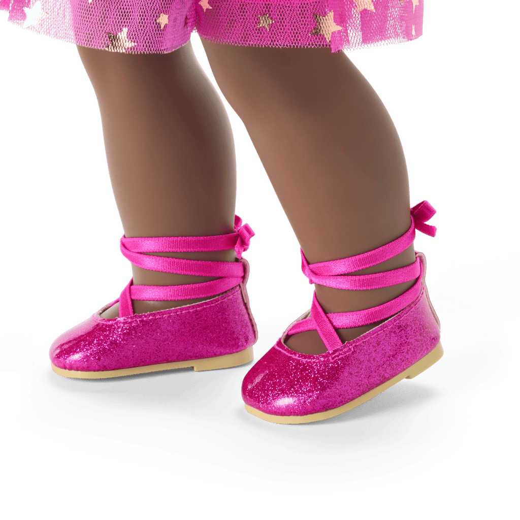 Pink Party-Ready Dress for 18-inch Dolls D5