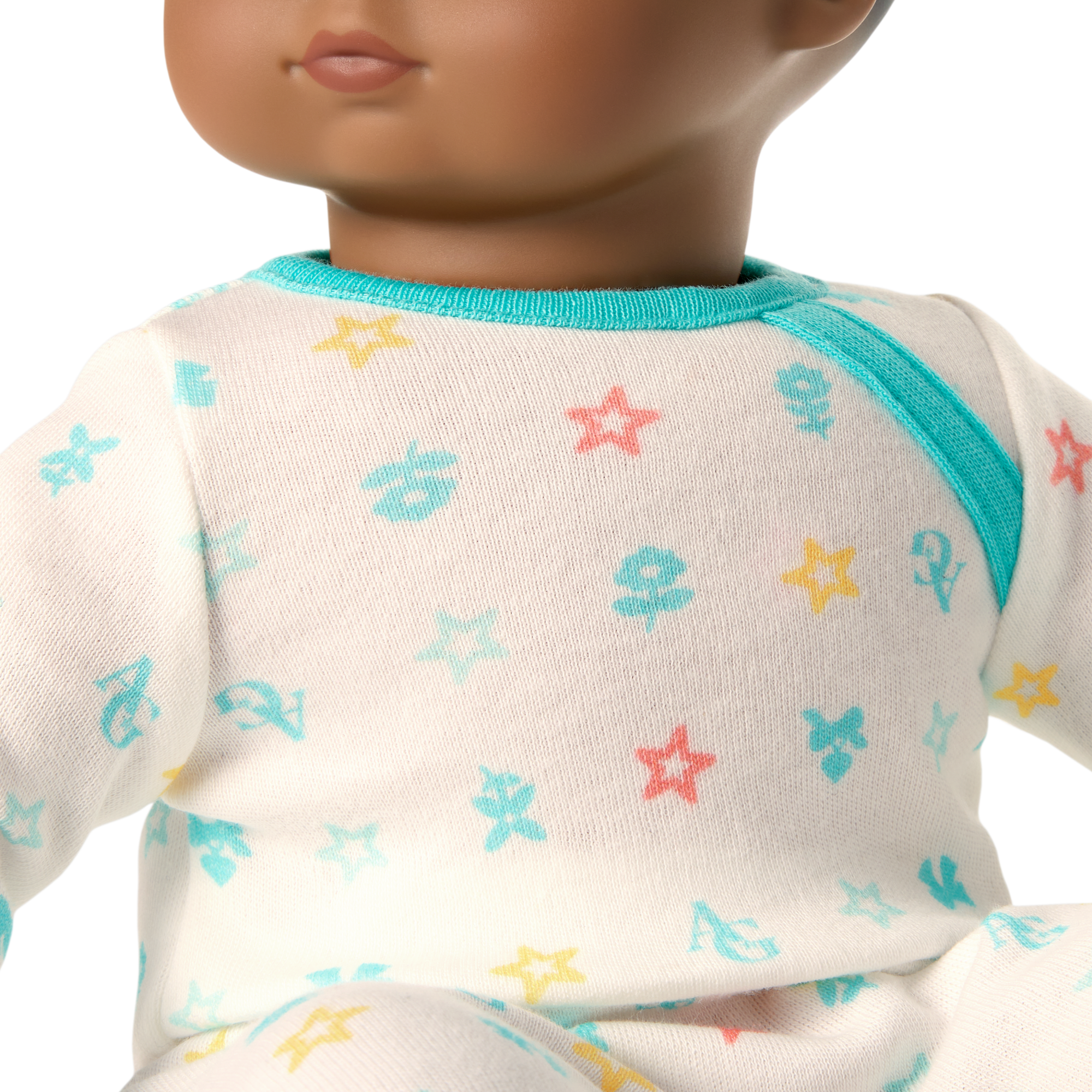 Bitty Baby® Doll #1 with black hair in Pastel Blue F0