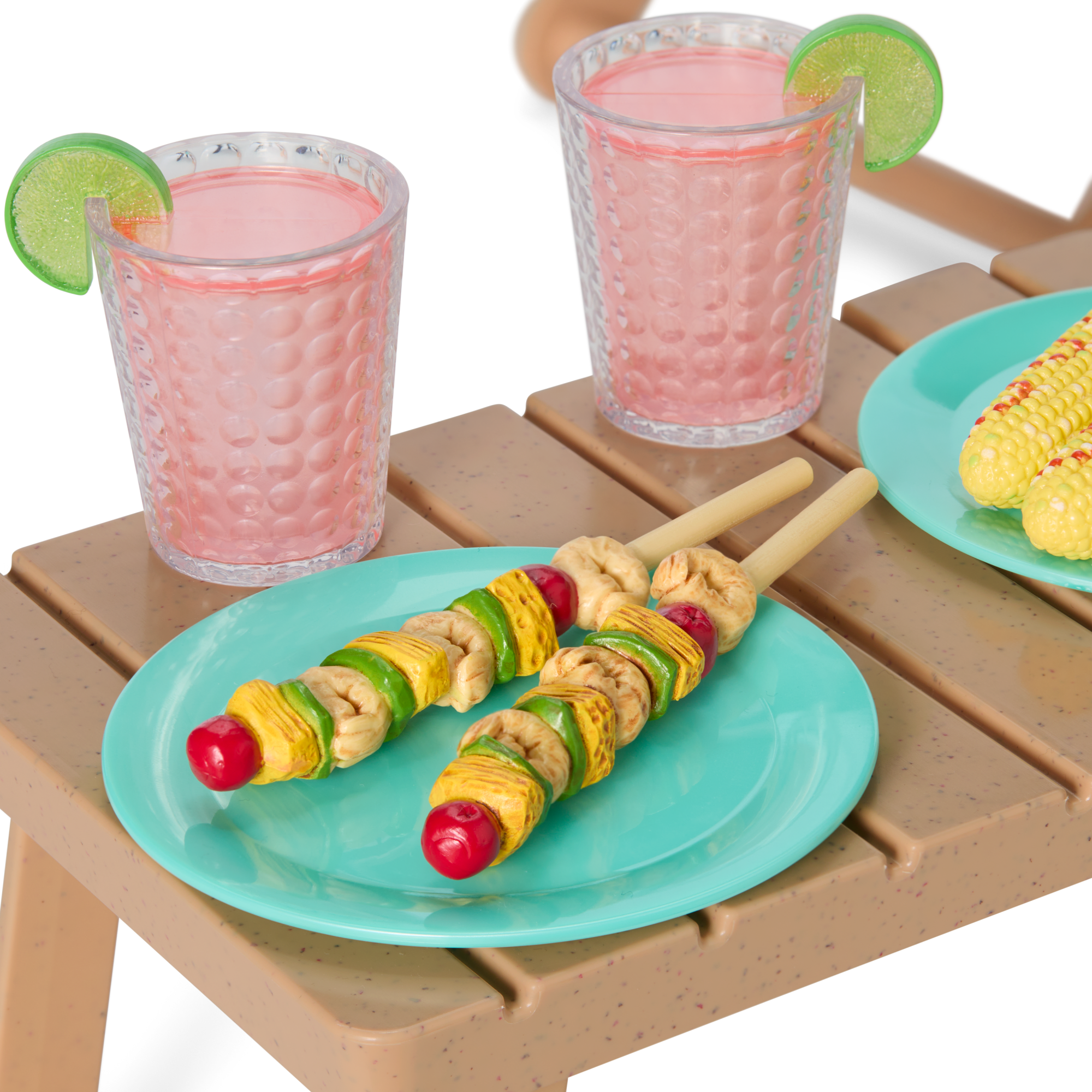 Raquel's™ Beach Chairs & Barbecue Set for 18-inch Dolls (Girl of the Year™ 2026) D1