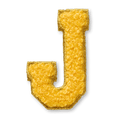 AG™ Letter J Stick-On Patch D1