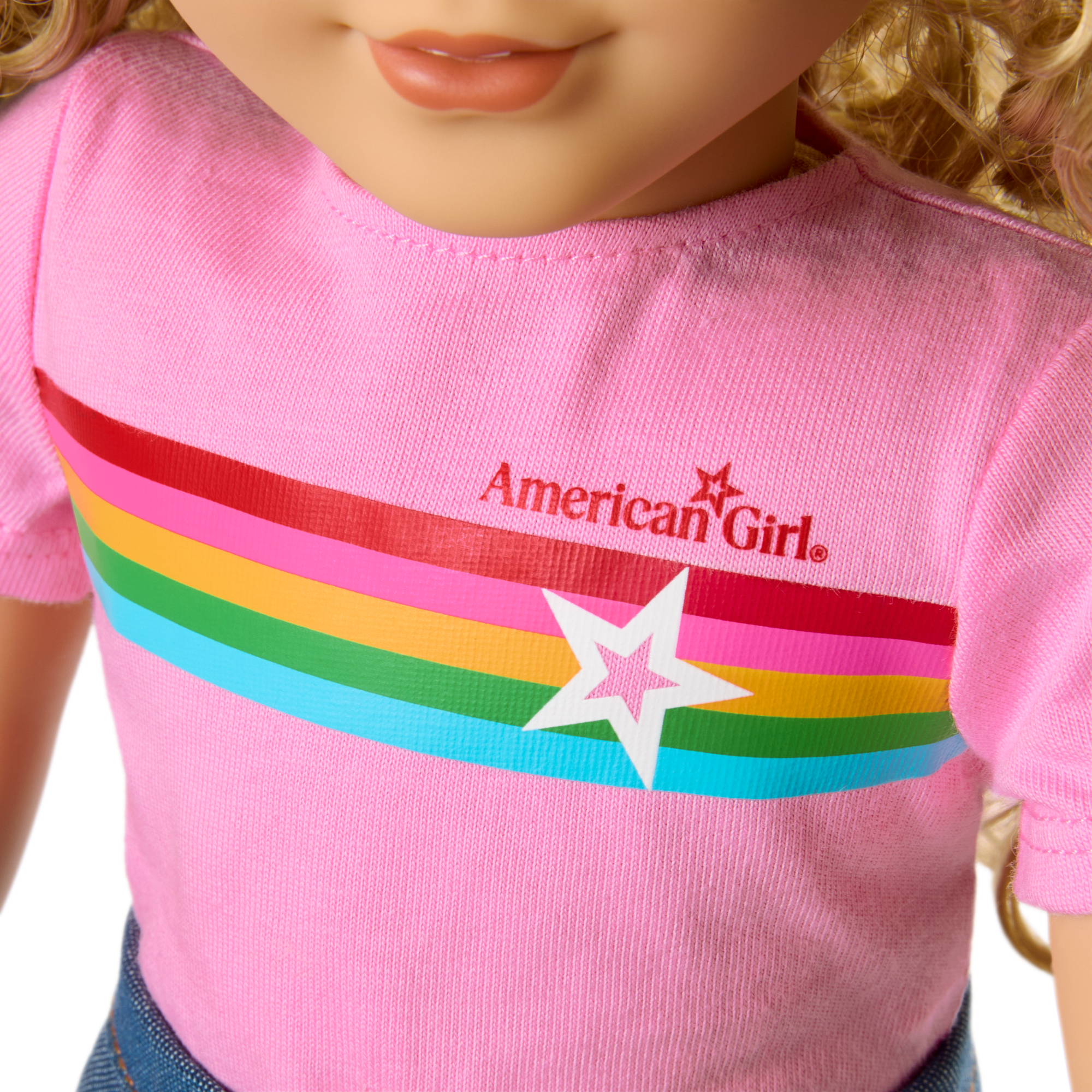 Truly Me™ 18-inch Doll #115 with curly blonde hair A3