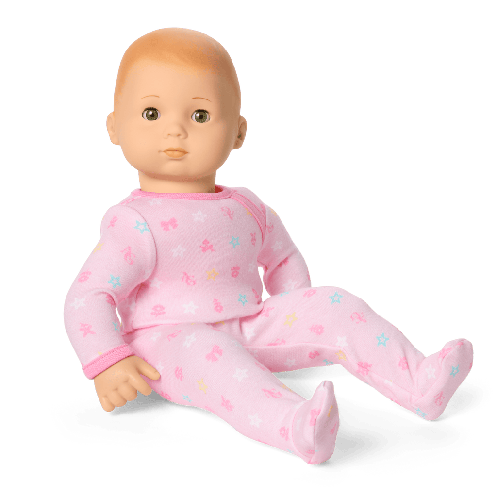 Bitty Baby® Doll #6 with red hair in Pastel Pink F0