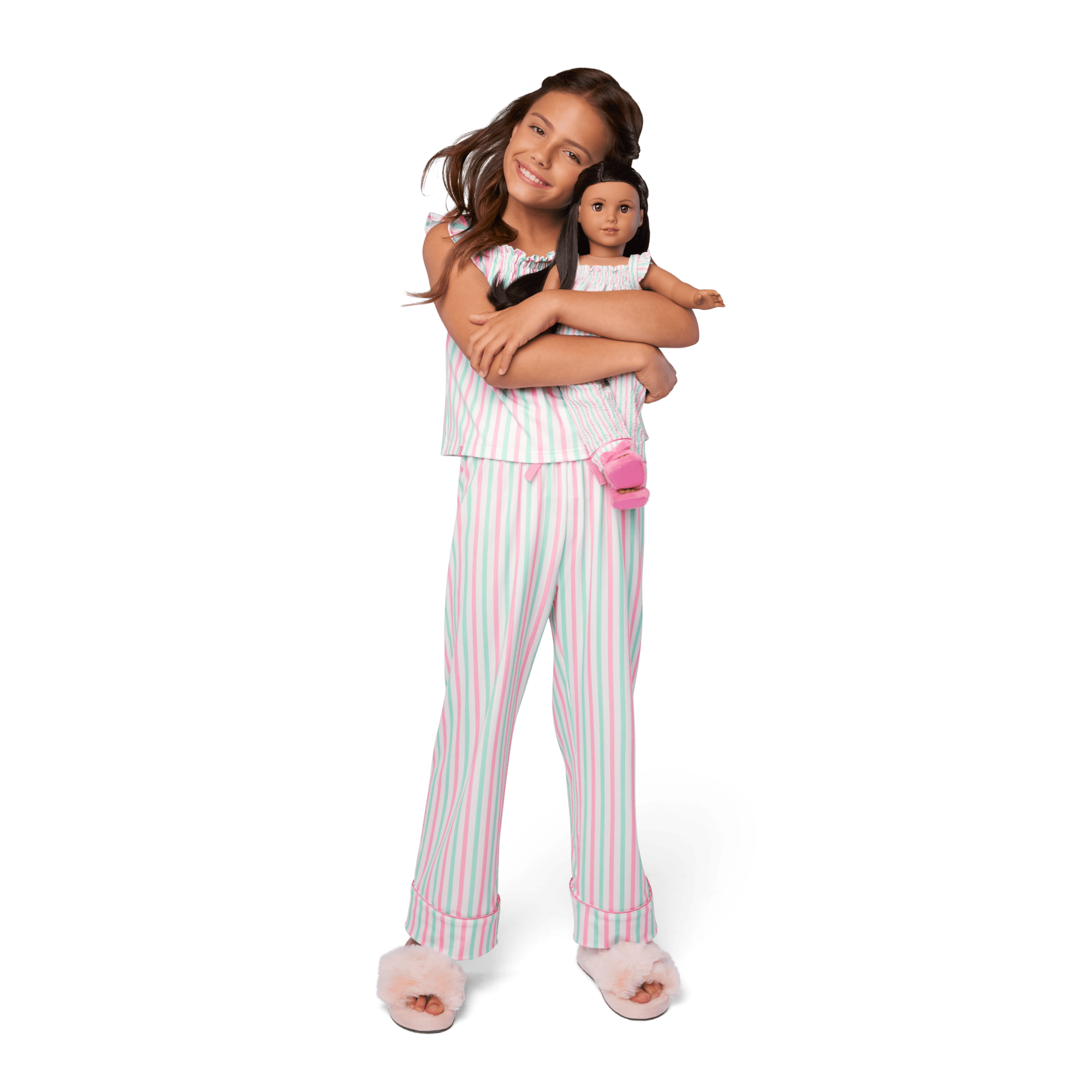 Raquel's™ Coastal Stripes Pajamas for Girls (Girl of the Year™ 2026) F6