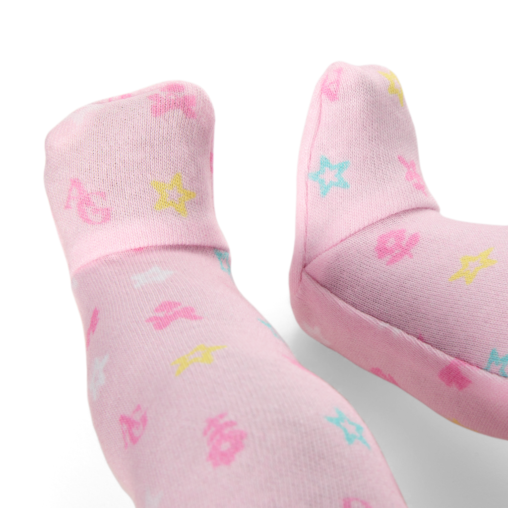 Bitty Baby® Doll #2 with brown hair in Pastel Pink A9