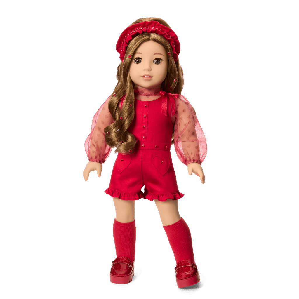 January Garnet Glam Outfit for 18-inch Dolls A1