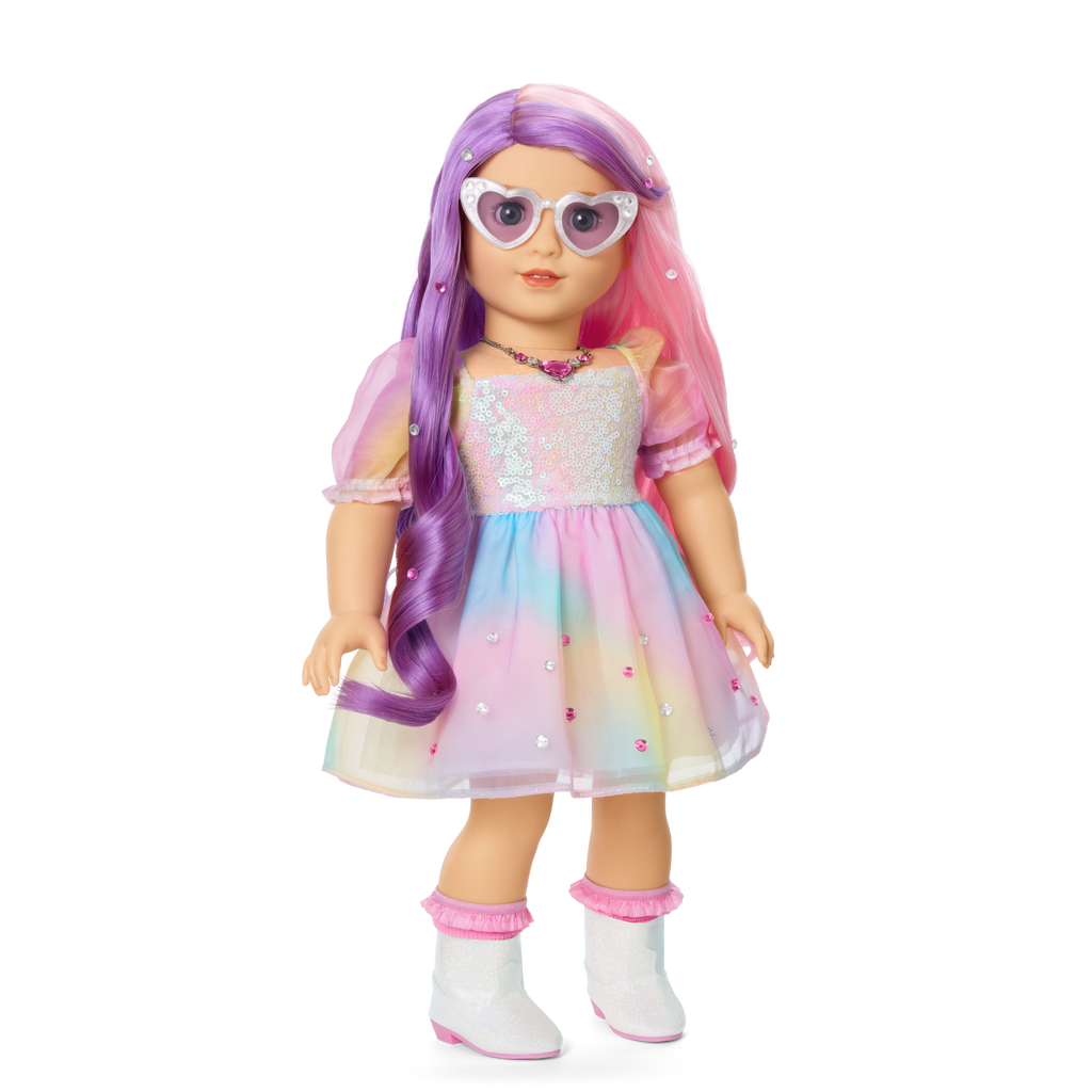October Opal Obsession Outfit for 18-inch Dolls B9