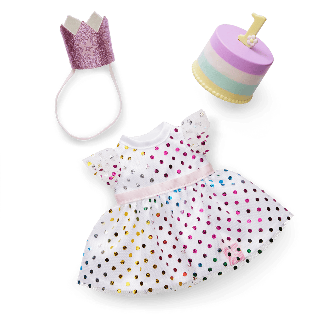 Little Bitty Baby™ First Birthday Celebration Set for 7.75-inch Dolls C2