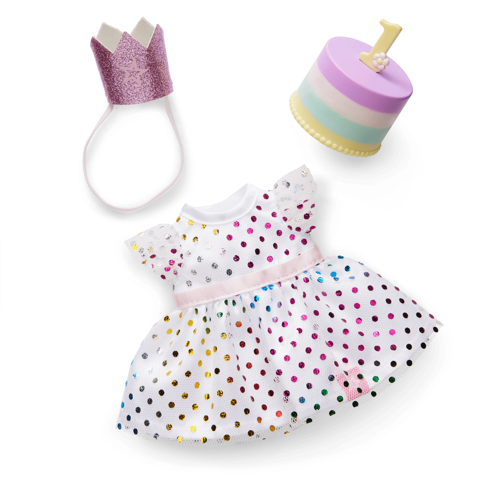 Little Bitty Baby™ First Birthday Celebration Set for 7.75-inch Dolls C2