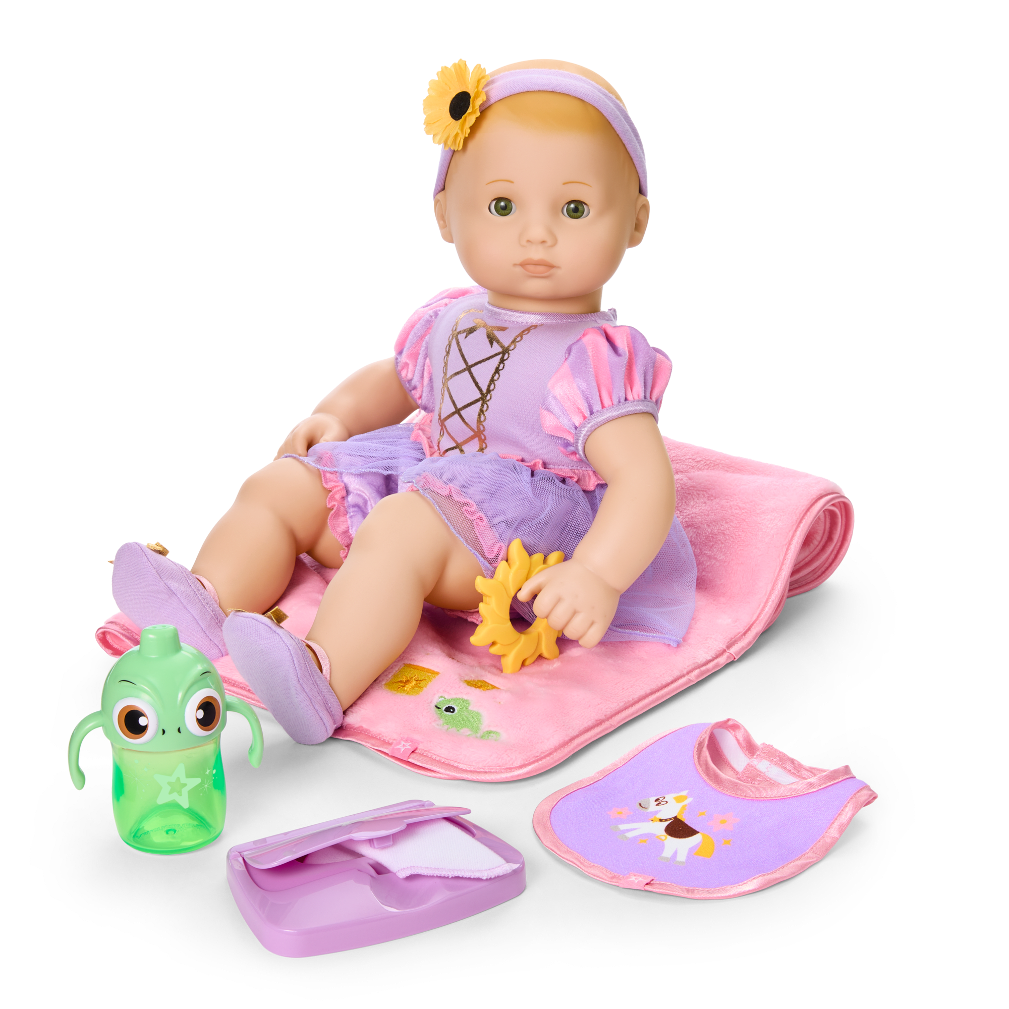 Disney Princess Rapunzel Cuddle & Care Set with Bitty Baby® Doll by American Girl® D3