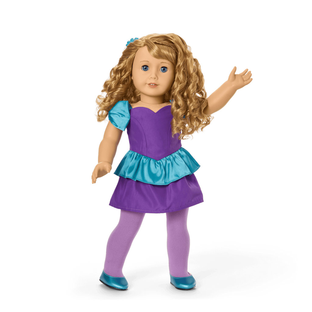 Courtney’s™ Bow-dacious Party Dress for 18-inch Dolls (Historical Characters) C6