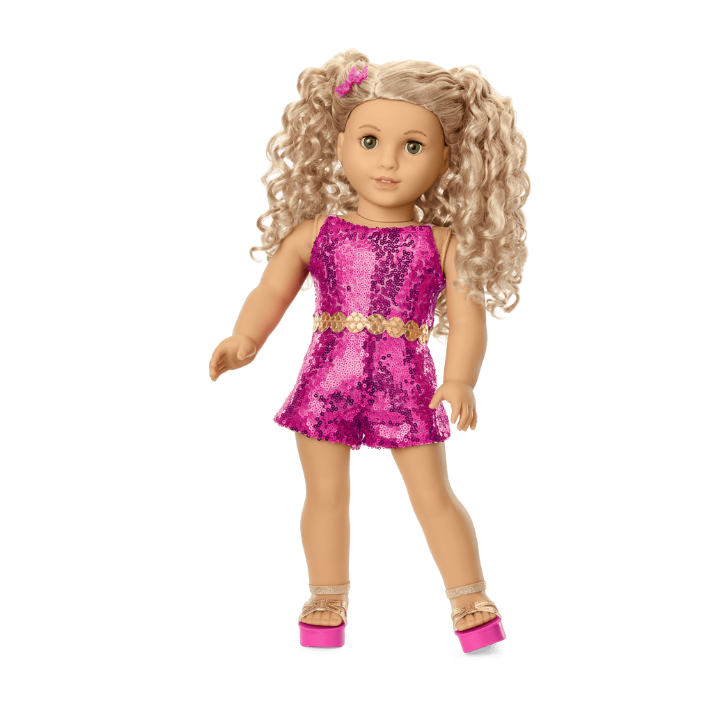 Glam Sparkly Concert Outfit for 18-inch Dolls B6