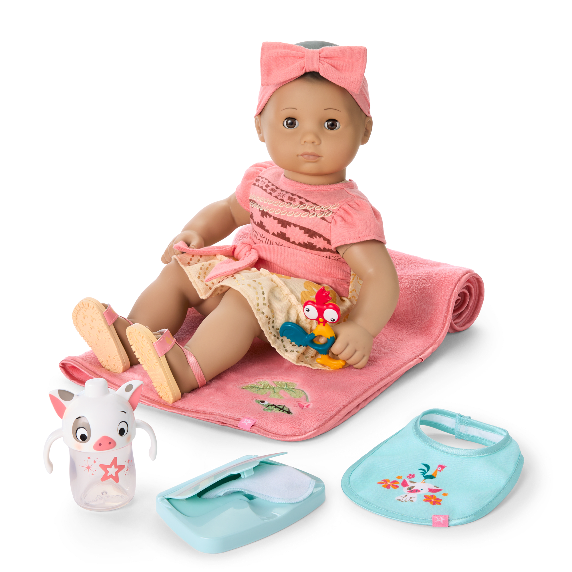 Disney Princess Moana Cuddle & Care Set with Bitty Baby® Doll by American Girl® C5