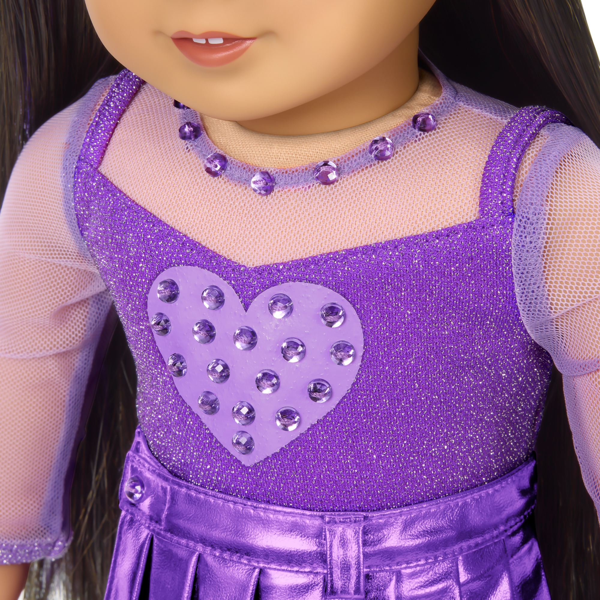 February Amethyst Bliss Outfit for 18-inch Dolls F4
