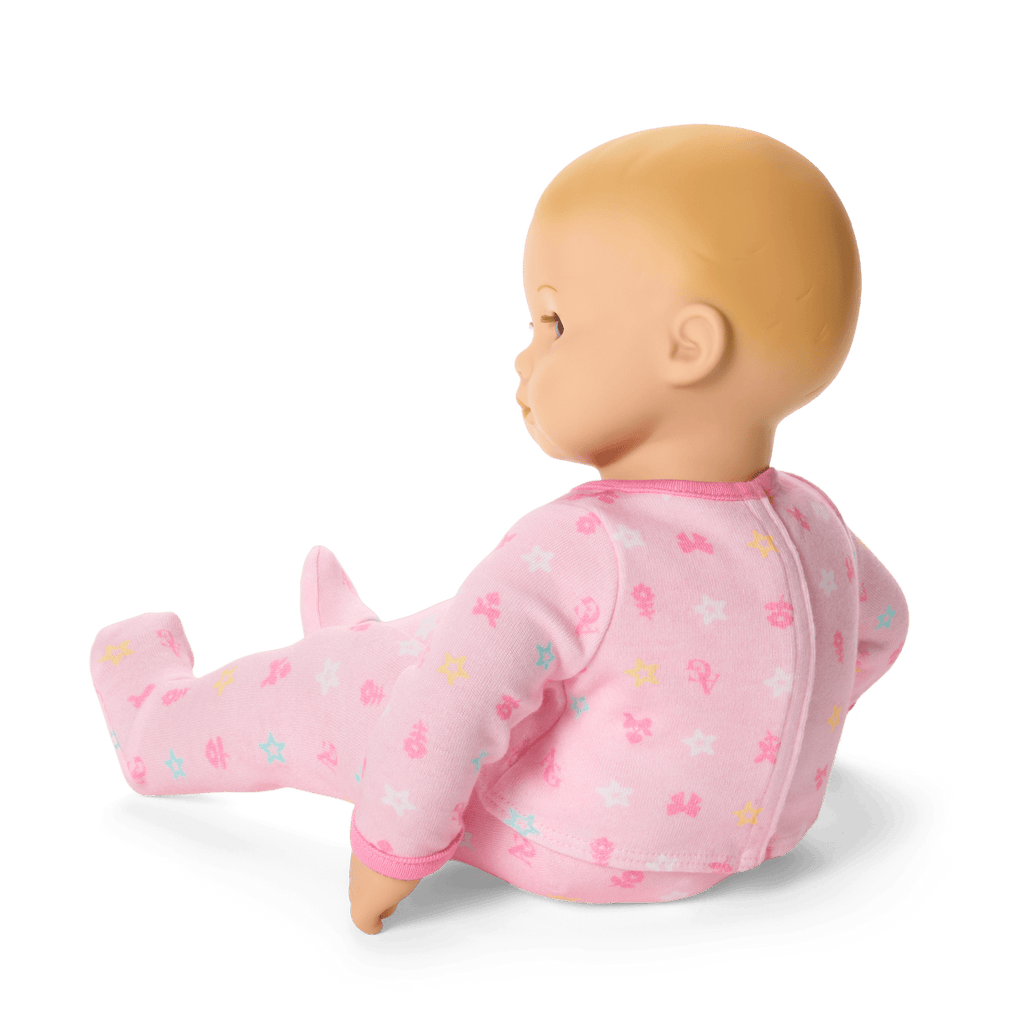 Bitty Baby® Doll #3 with blonde hair in Pastel Pink A3