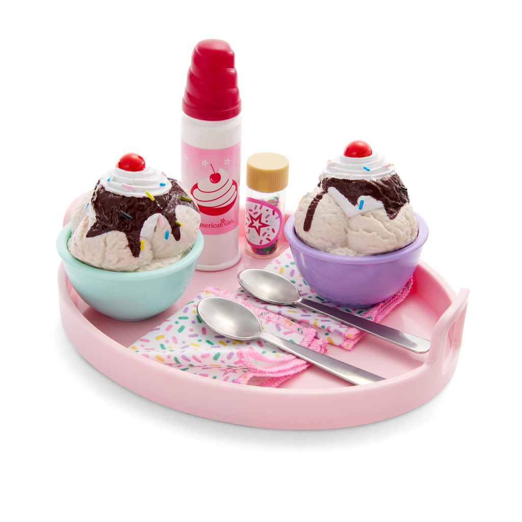 Sundaes for Two Set for 18-inch Dolls E4
