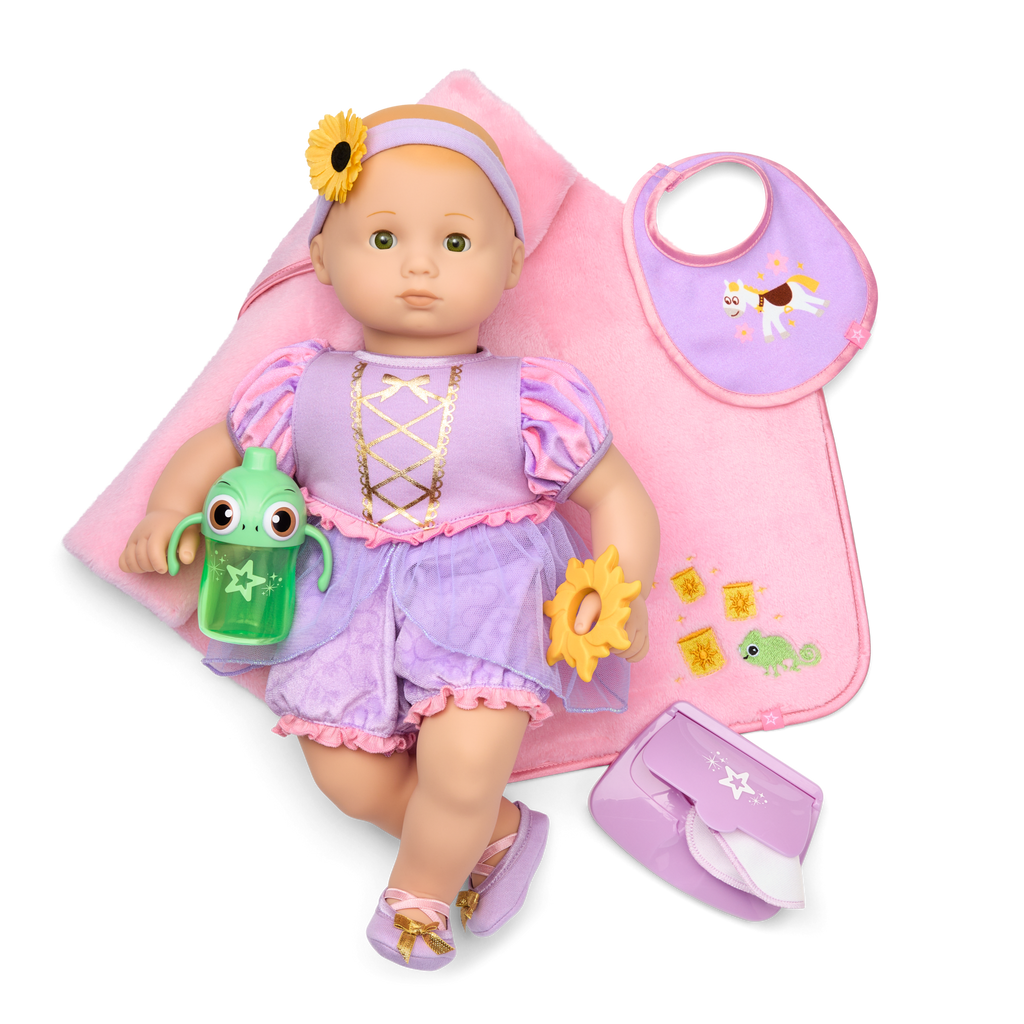 Disney Princess Rapunzel Cuddle & Care Set with Bitty Baby® Doll by American Girl® D3