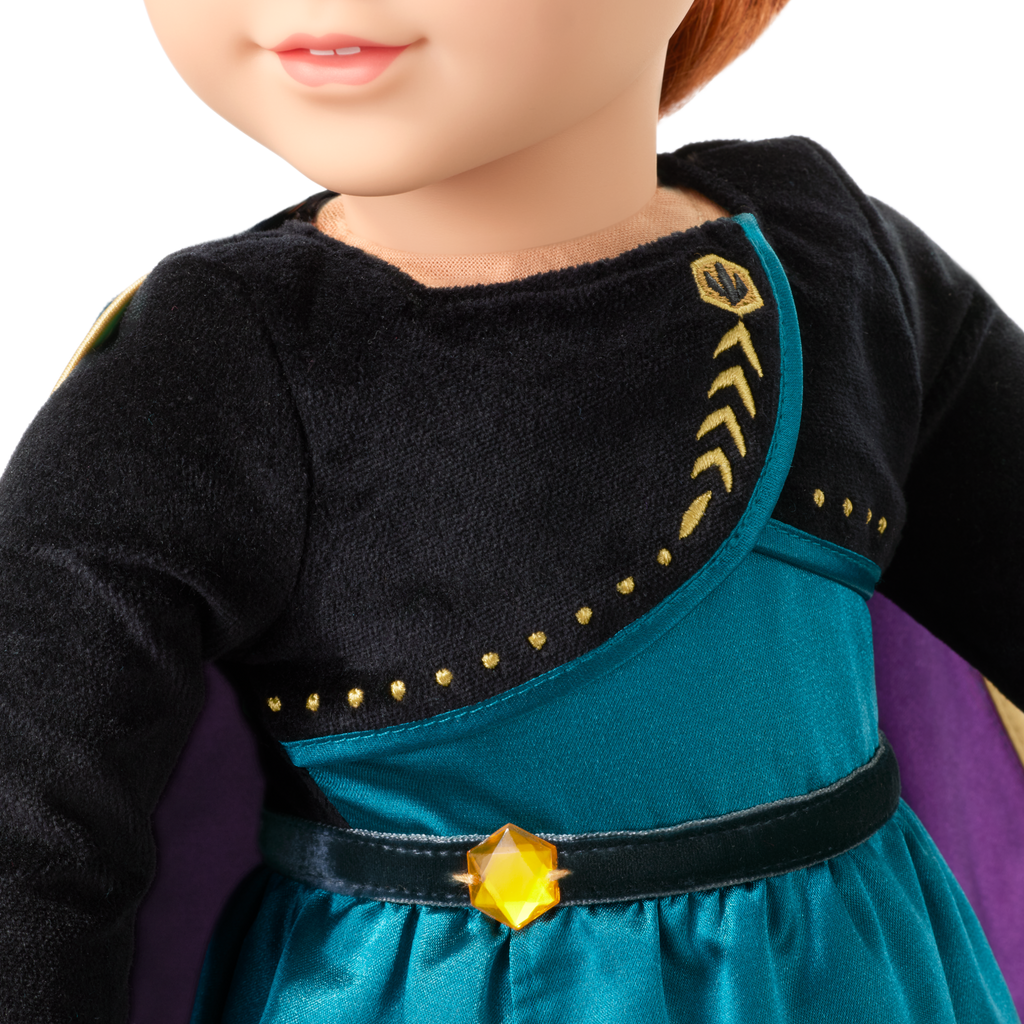 Disney Frozen Queen Anna Outfit & Accessories for 18-inch Dolls by American Girl® B3