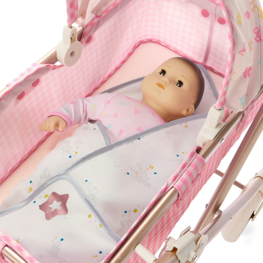 Bitty Baby® Luxe Bassinet Stroller D3