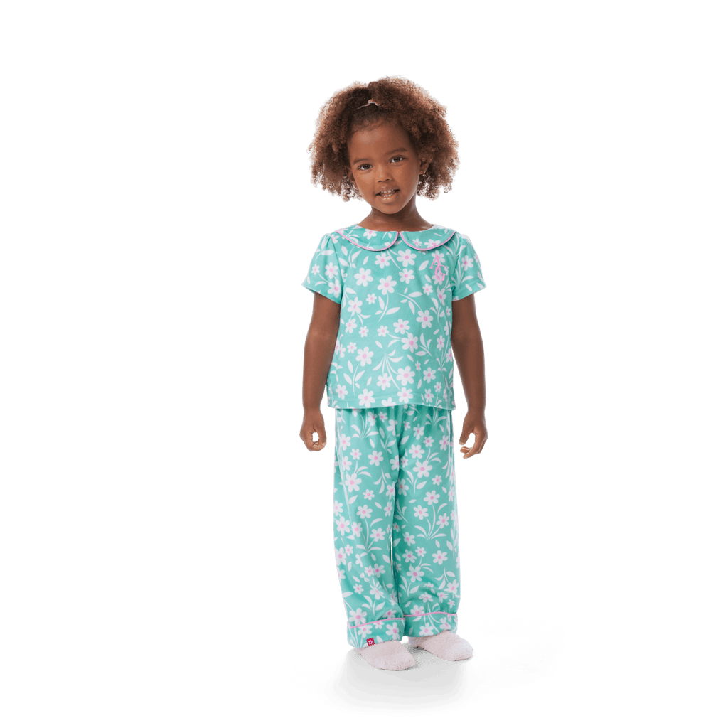 Flower Fun PJs for Little Girls (Bitty Baby®) D2
