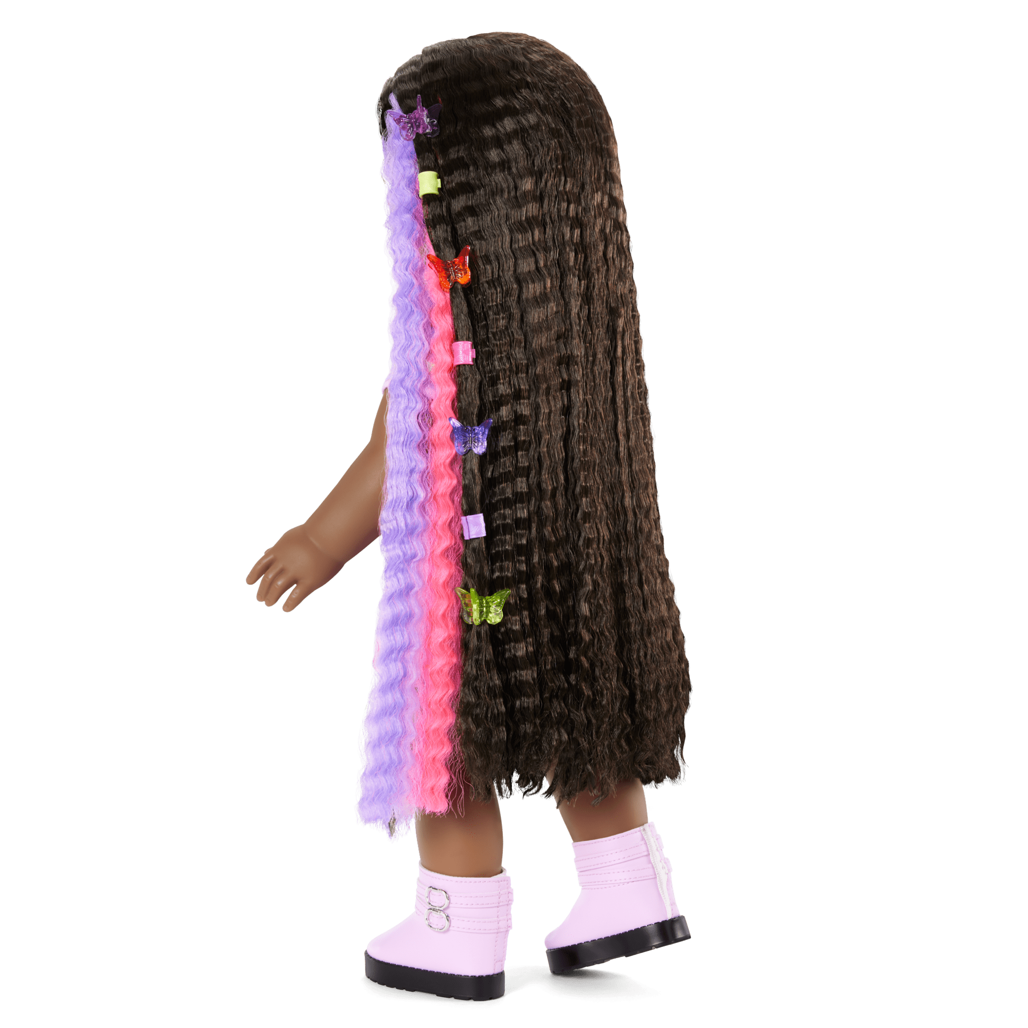 Long Hair Looks™ by Truly Me™ 18-inch Doll #135 & hair accessories E9