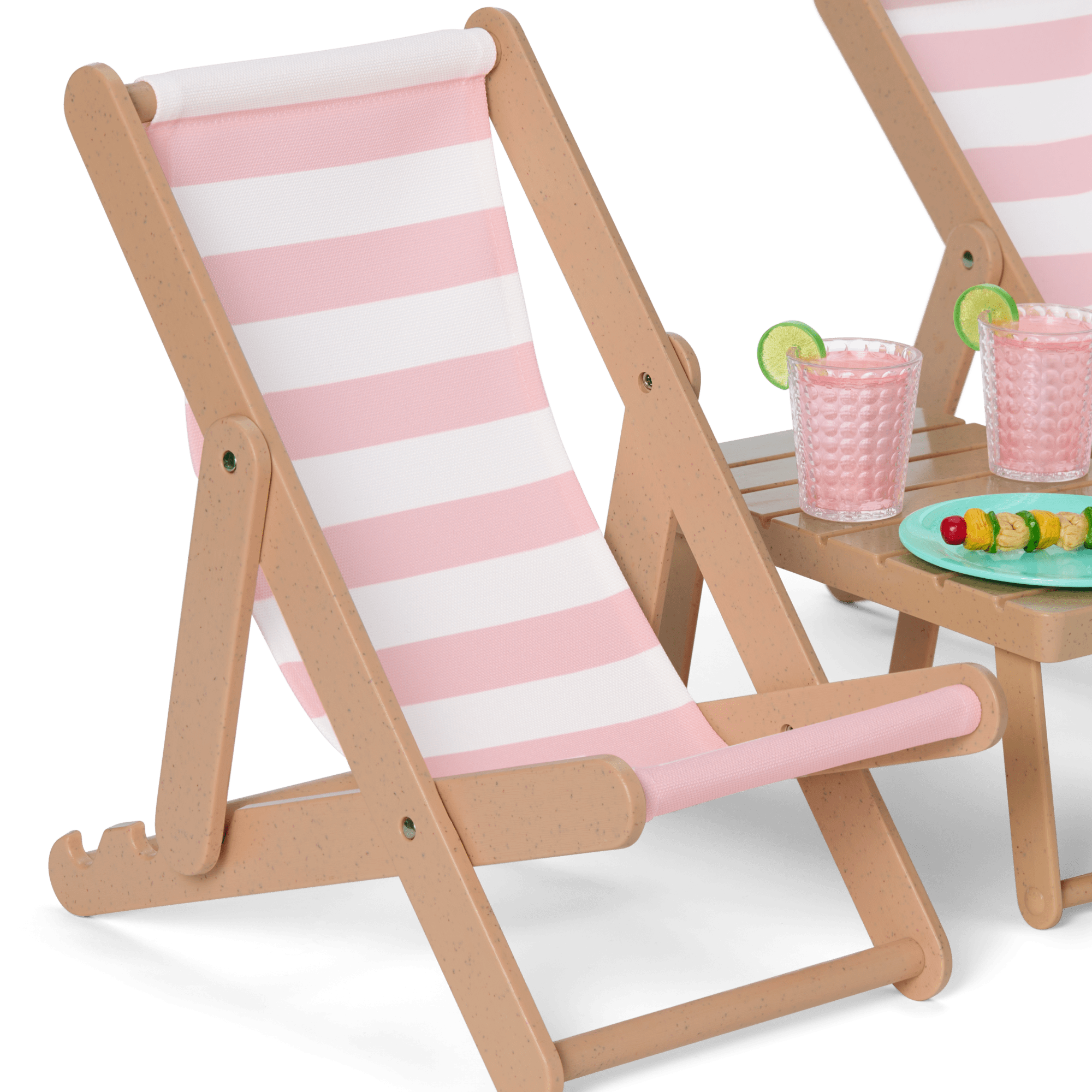 Raquel's™ Beach Chairs & Barbecue Set for 18-inch Dolls (Girl of the Year™ 2026) D1