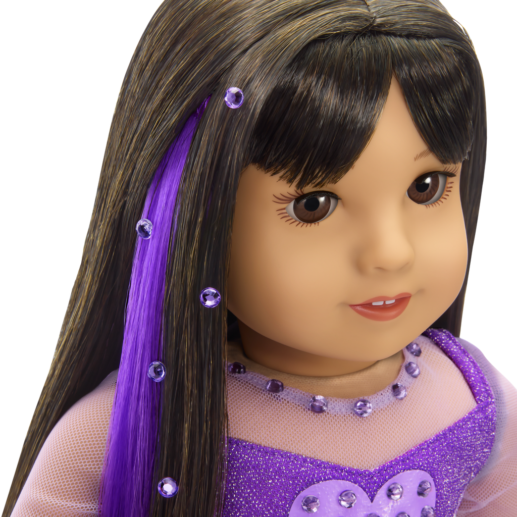 February Amethyst Bliss Outfit for 18-inch Dolls F4