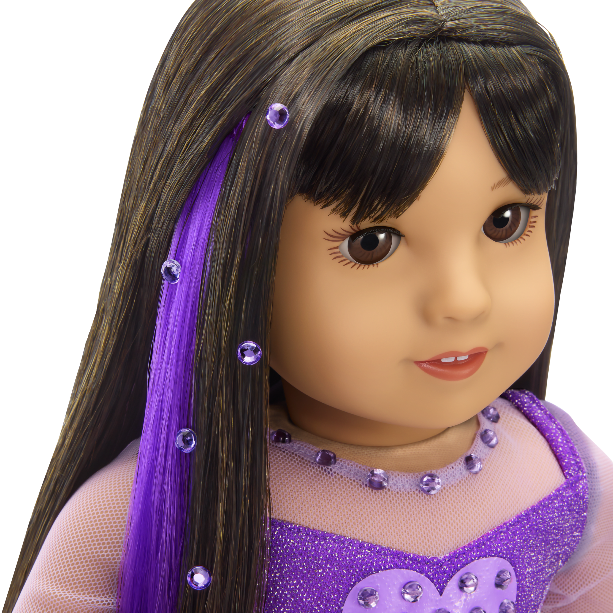 February Amethyst Bliss Outfit for 18-inch Dolls B7