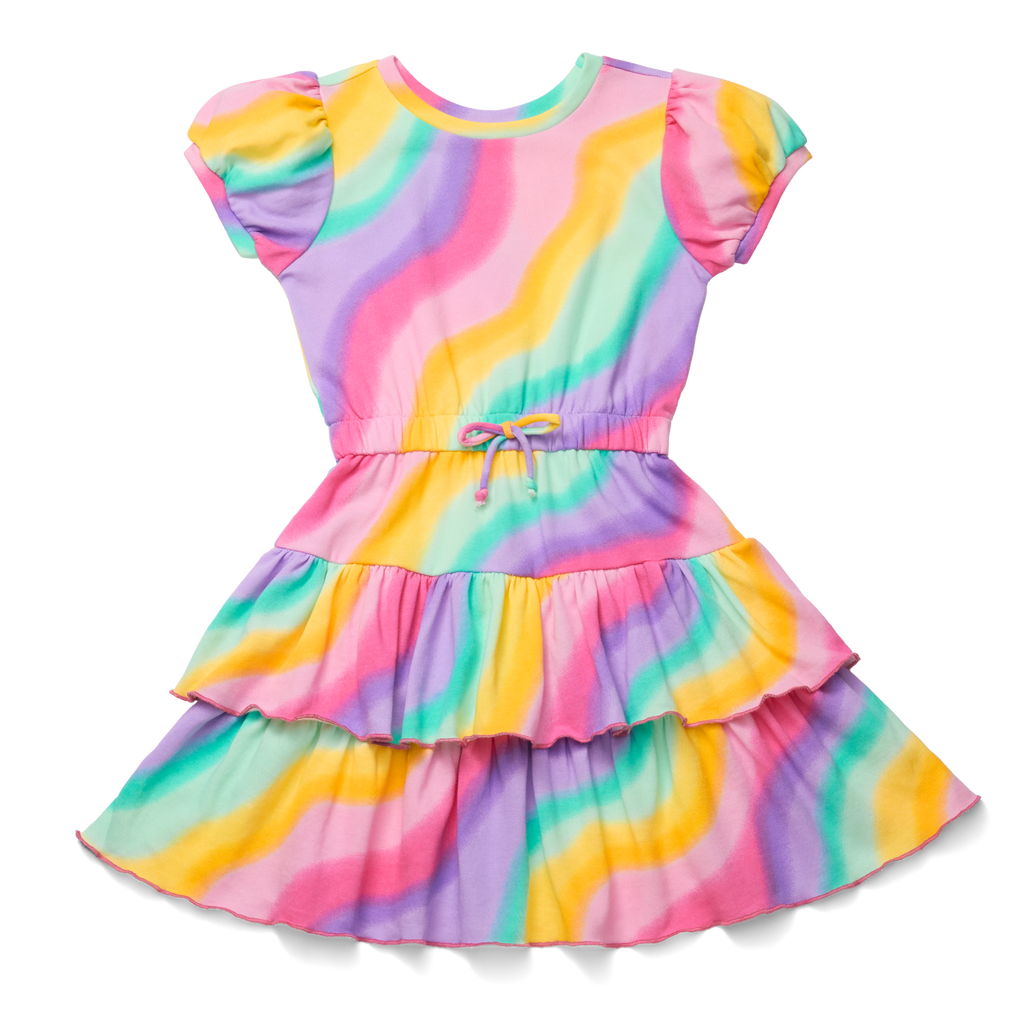 Summer’s™ Rainbow Swirl Dress for Girls (Girl of the Year™ 2025) F1