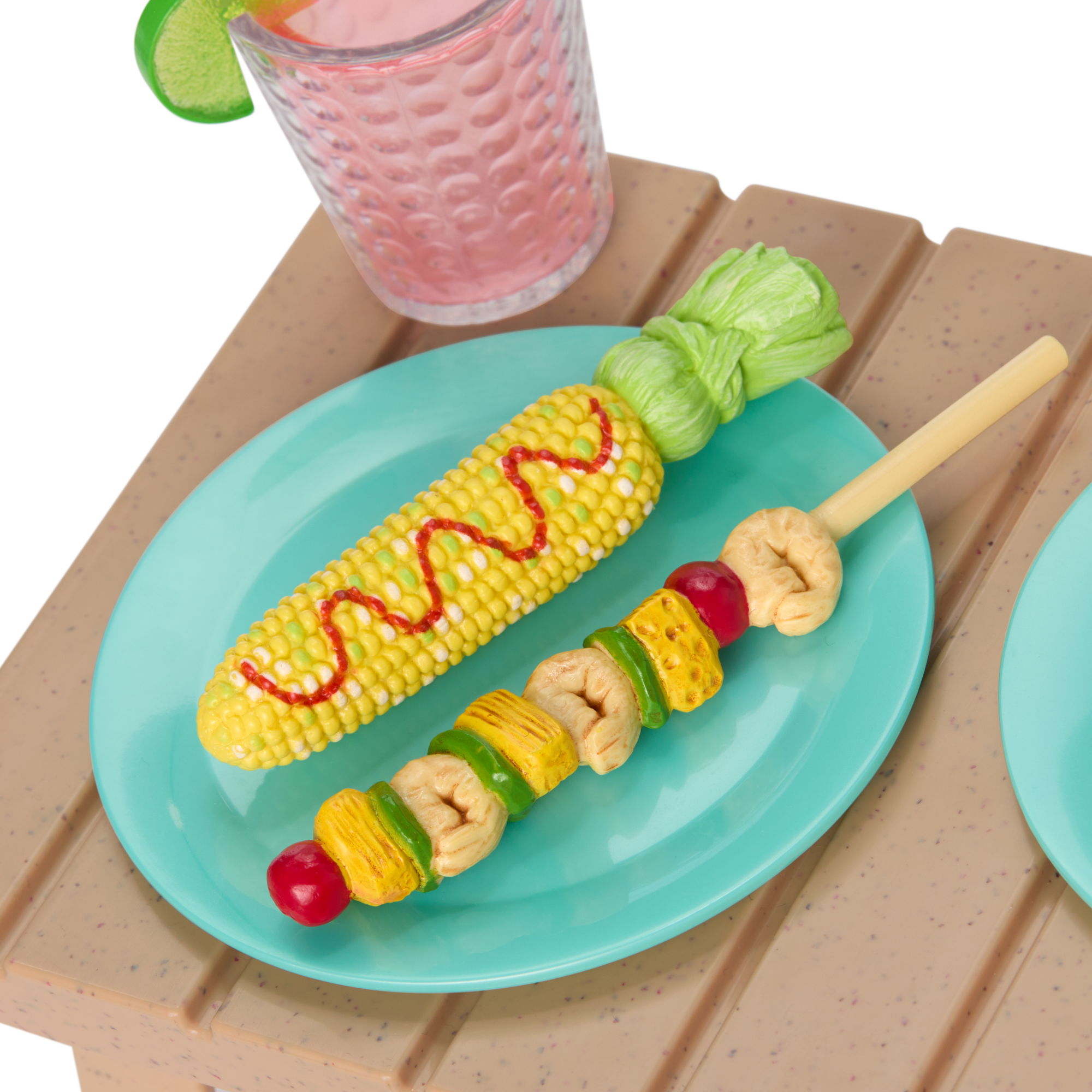 Raquel's™ Beach Chairs & Barbecue Set for 18-inch Dolls (Girl of the Year™ 2026) E5