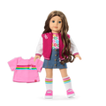 Truly Me™ 18-inch Doll #126 with wavy brown hair C9