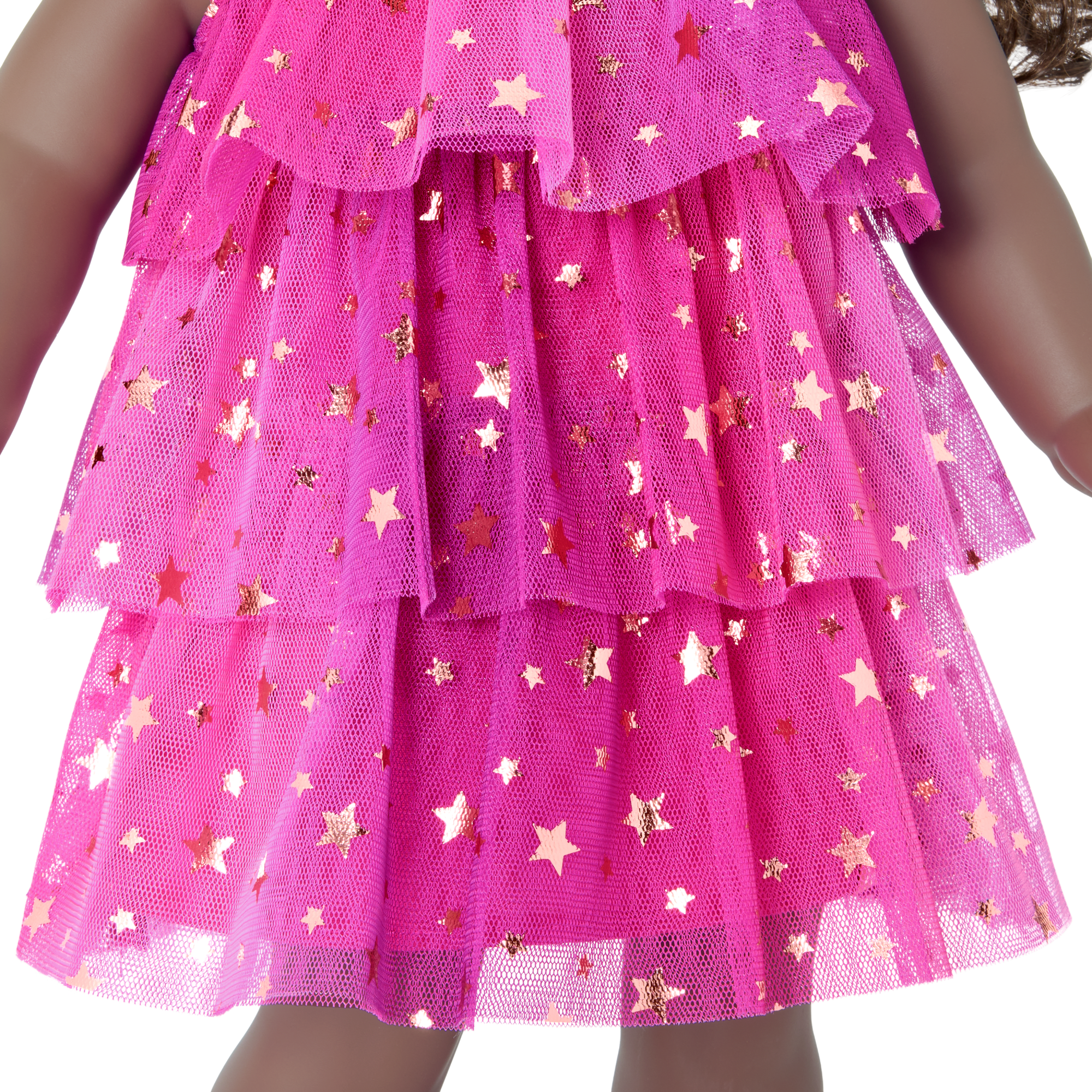 Pink Party-Ready Dress for 18-inch Dolls D5