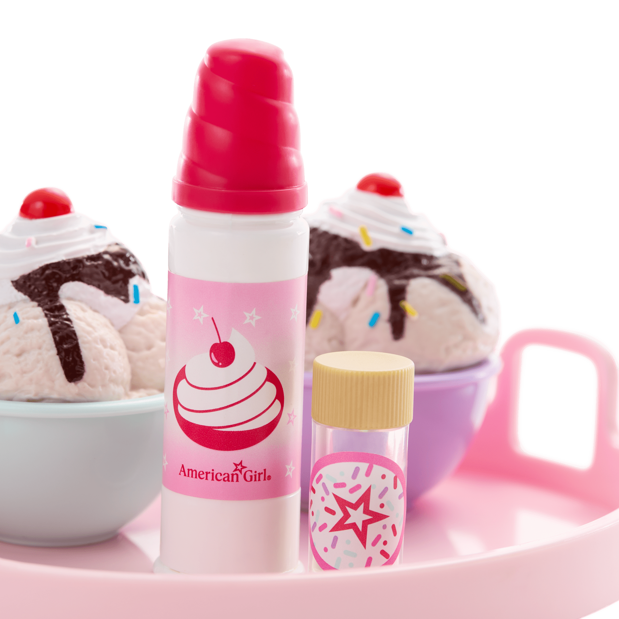 Sundaes for Two Set for 18-inch Dolls E4