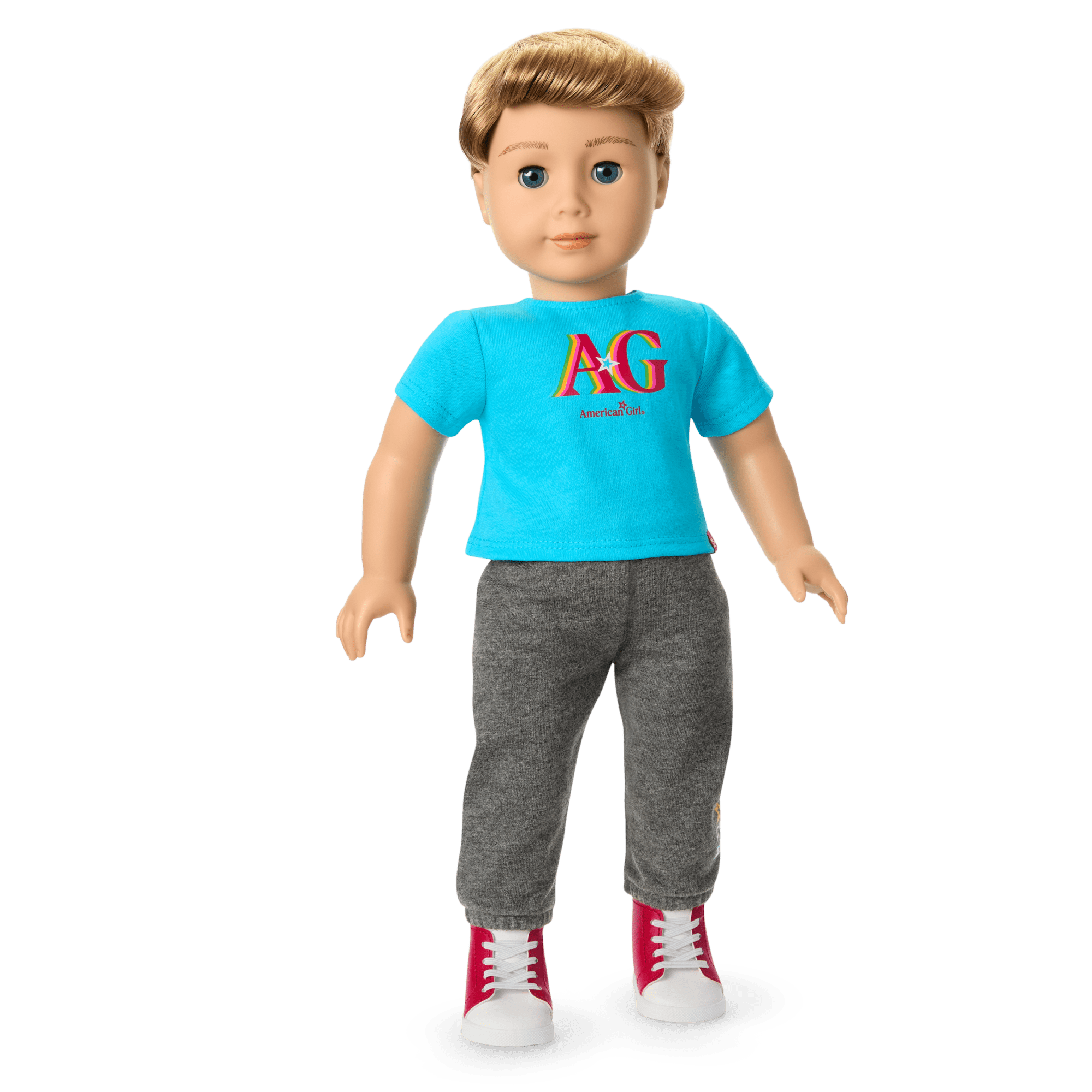 Truly Me™ 18-inch Doll #104 with straight caramel hair A5
