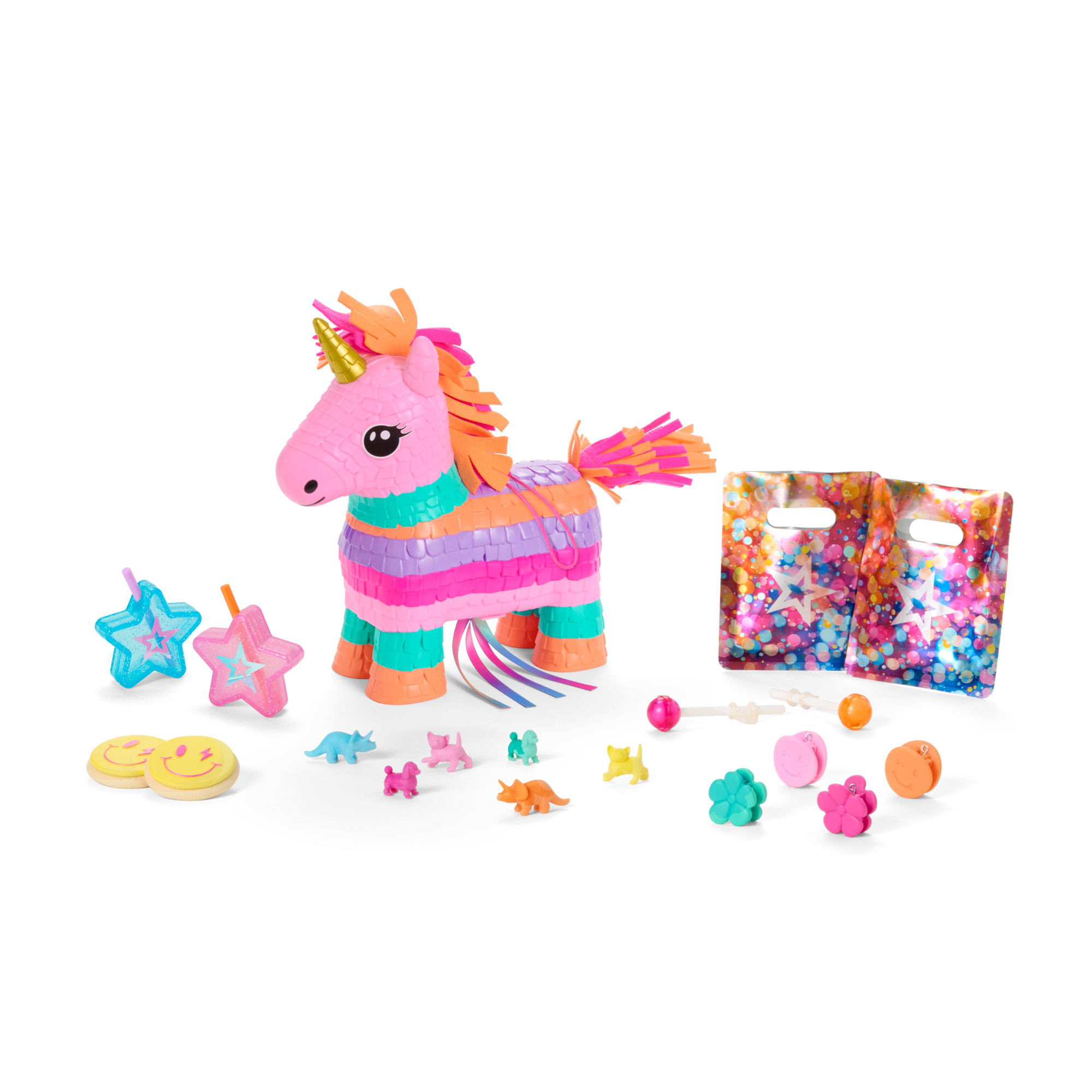 Unicorn Piñata & Party Accessories for 18-inch Dolls B1