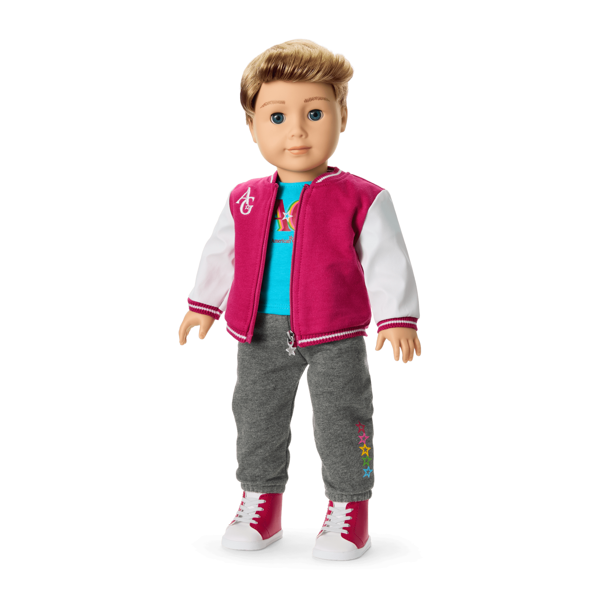 Truly Me™ 18-inch Doll #104 with straight caramel hair A5