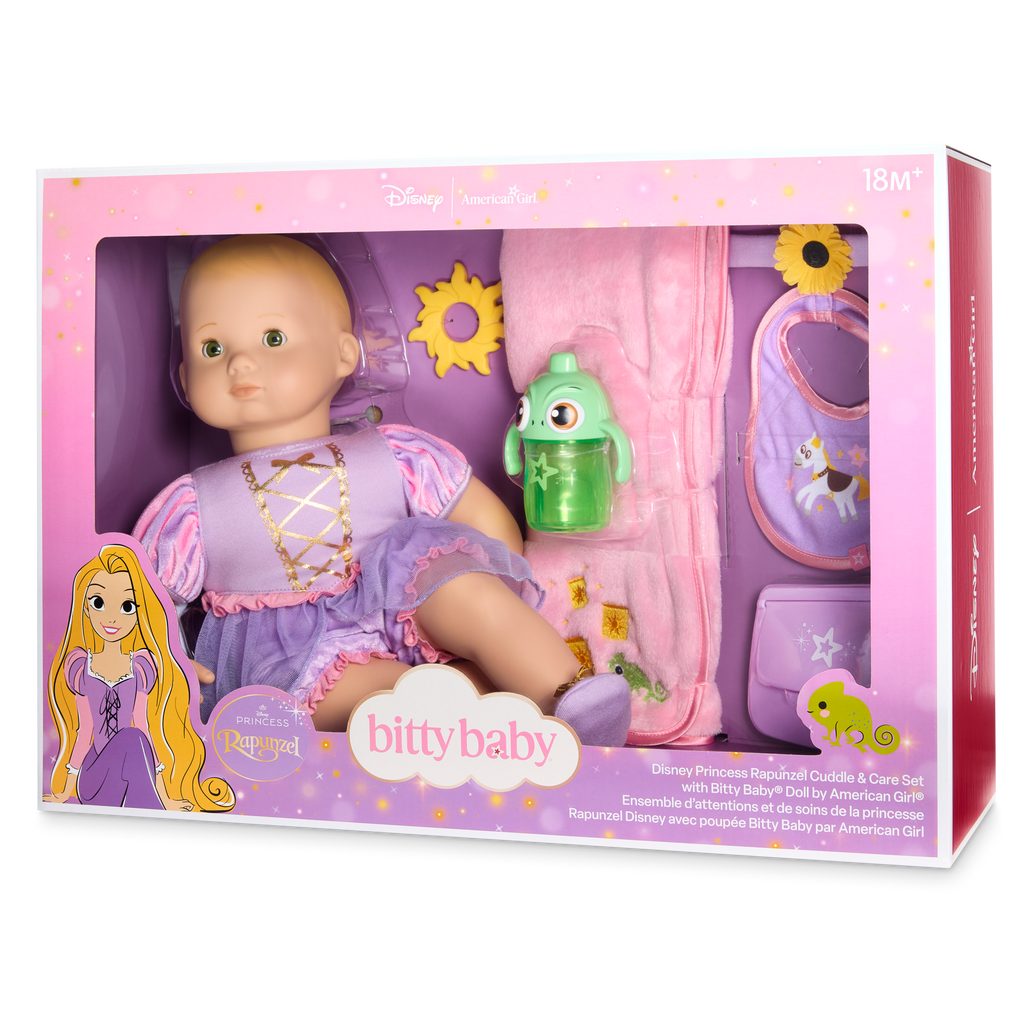 Disney Princess Rapunzel Cuddle & Care Set with Bitty Baby® Doll by American Girl® D3