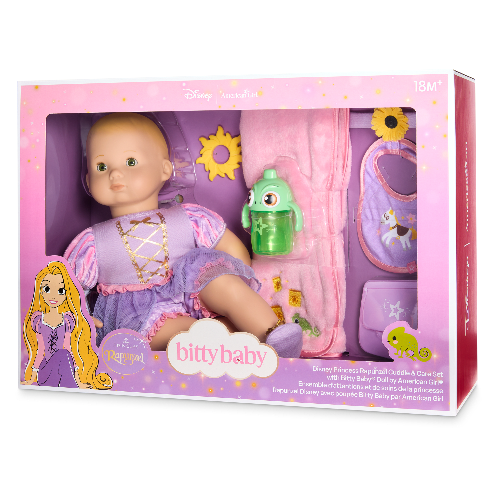 Disney Princess Rapunzel Cuddle & Care Set with Bitty Baby® Doll by American Girl® D4