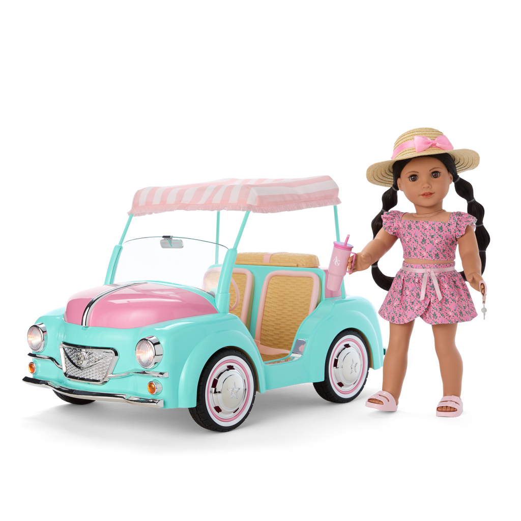 Raquel's™ Seaside Car for 18-inch Dolls (Girl of the Year™ 2026) D7