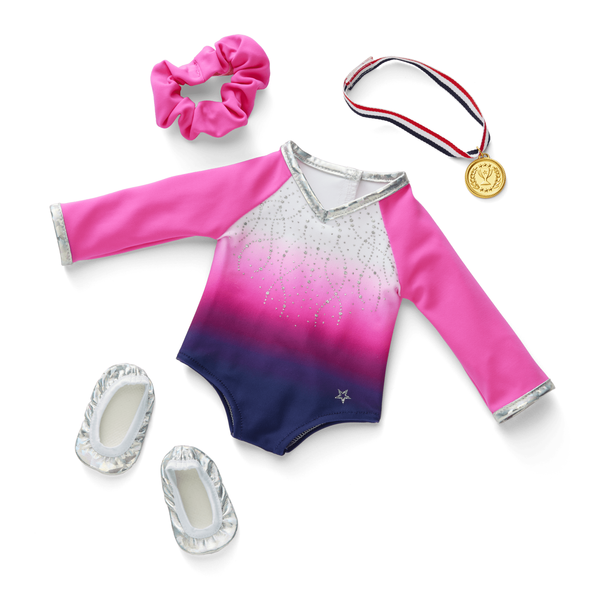 Beam with Pride Gymnastics Outfit for 18-inch Dolls E2