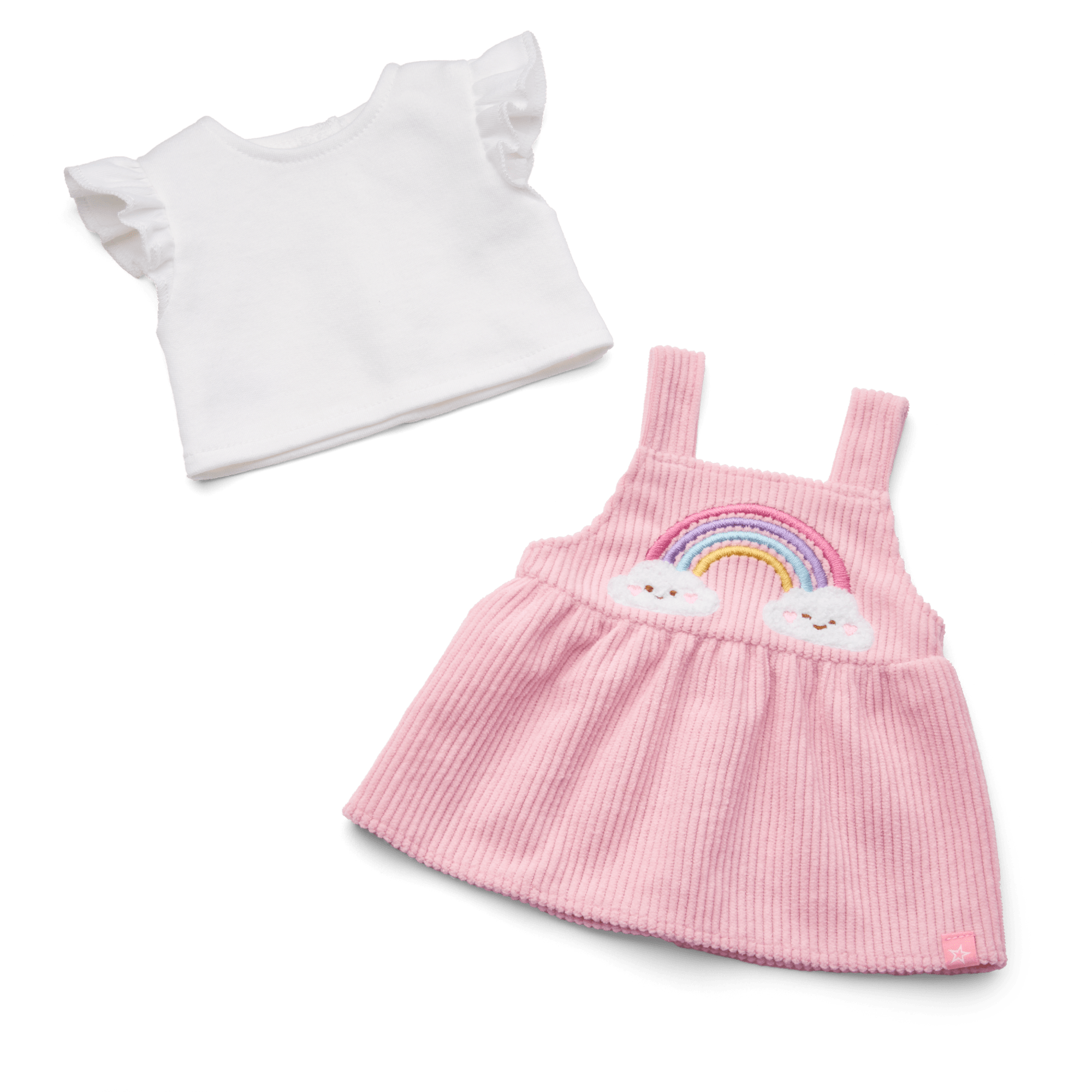 Rainbow Corduroy Outfit for Bitty Baby® Dolls B5